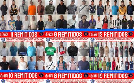 Alcaldía Cuauhtémoc remite a 78 personas al Juzgado por infringir Ley de Cultura Cívica; casi todos cobraban por uso de vía pública