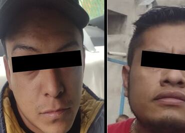 Caen dos por robo de negocios; operaban en Toluca, San Mateo y Metepec