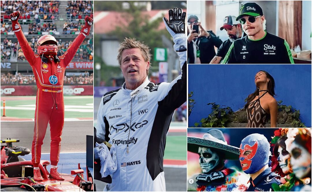 Famosos en la Formula 1. Fotos: EFE