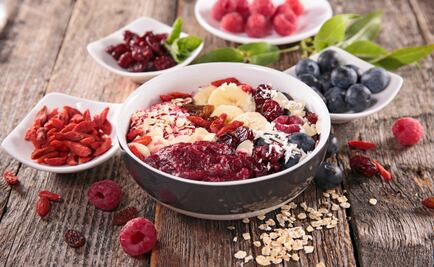 #RECETA Smoothie bowl de açaí con moras y coco