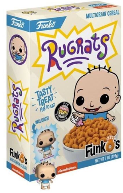 Se trata de una caja de cereal multigrano que te llevará a la nostalgia del tierno programa de tv  (Crédito: www.fye.com)