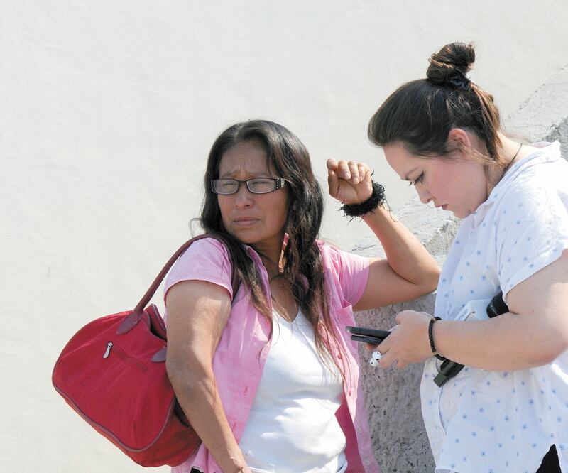 Marcelina “N” aseguró que su nieto más grande atestiguó los ataques de Mario hacia Gladis y que ella la ayudó varias veces. Foto: HUGO GARCÍA. EL UNIVERSAL