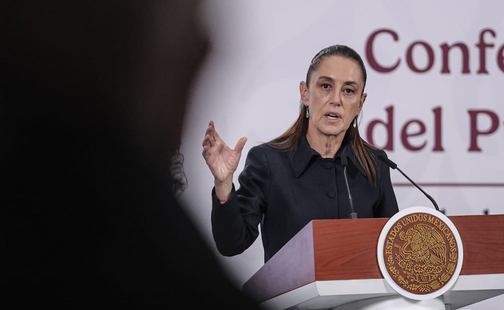 Conferencia matutina de la presidenta Claudia Sheinbaum Pardo en Palacio Nacional el 01 de abril de 2026. Foto: Gabriel Pano / EL UNIVERSAL