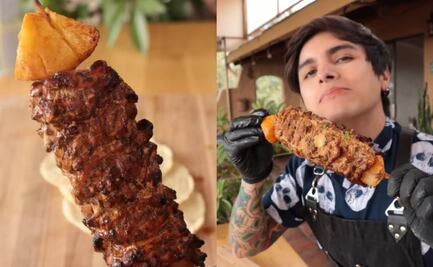 Receta de mini trompo al pastor