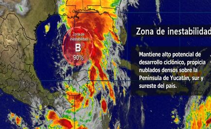 Alertan por posible formación de ciclón en el Golfo 
