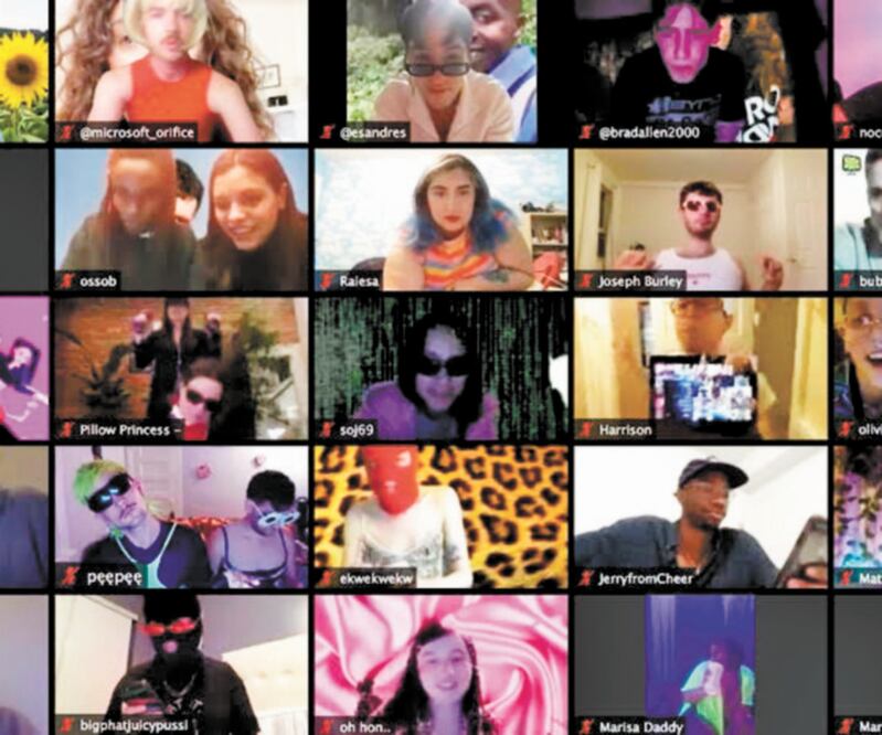 Cada noche, el Club Quarantine (Toronto) reúne en Zoom a cerca de 600 personas de todo el mundo. Foto: TOMADA DE REDES