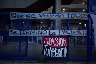 Aficionados de Atlas protestan por los malos resultados