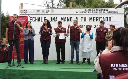 Comienza programa de empleo temporal para mejorar mercados públicos de Xochimilco 