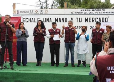 Comienza programa de empleo temporal para mejorar mercados públicos de Xochimilco