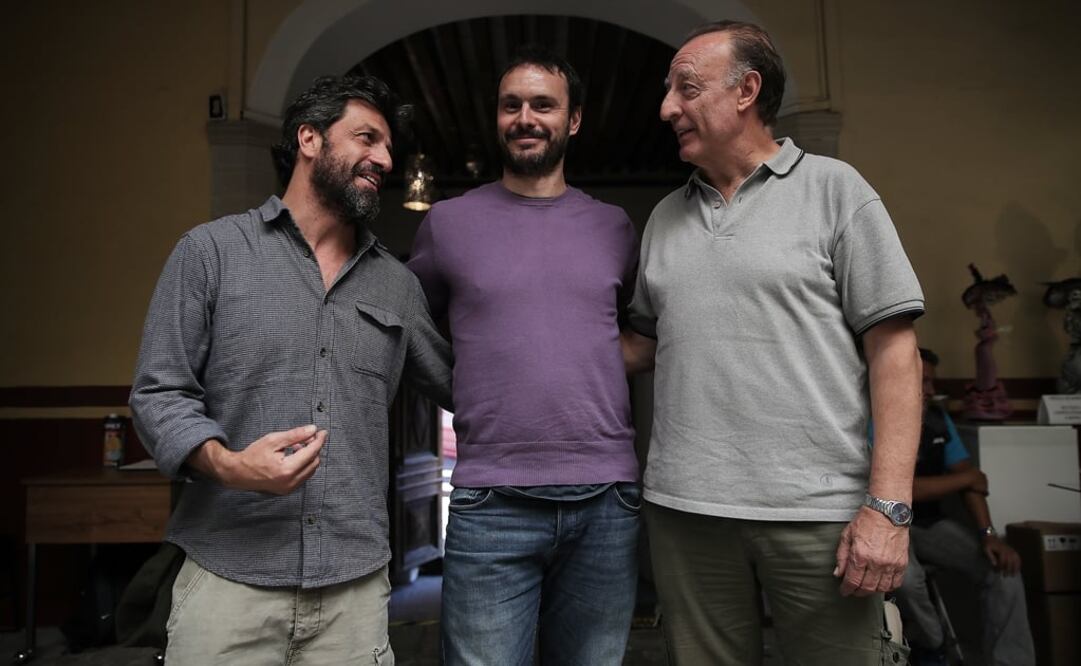 La obra "Los espejos del Quijote" es dirigida por Albero Herreros y cuenta con la actuación de David Lorente y Pedro Miguel Martínez. Foto: Alejandro Acosta / EL UNIVERSAL