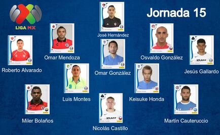 El once ideal de la Jornada 15 en datos