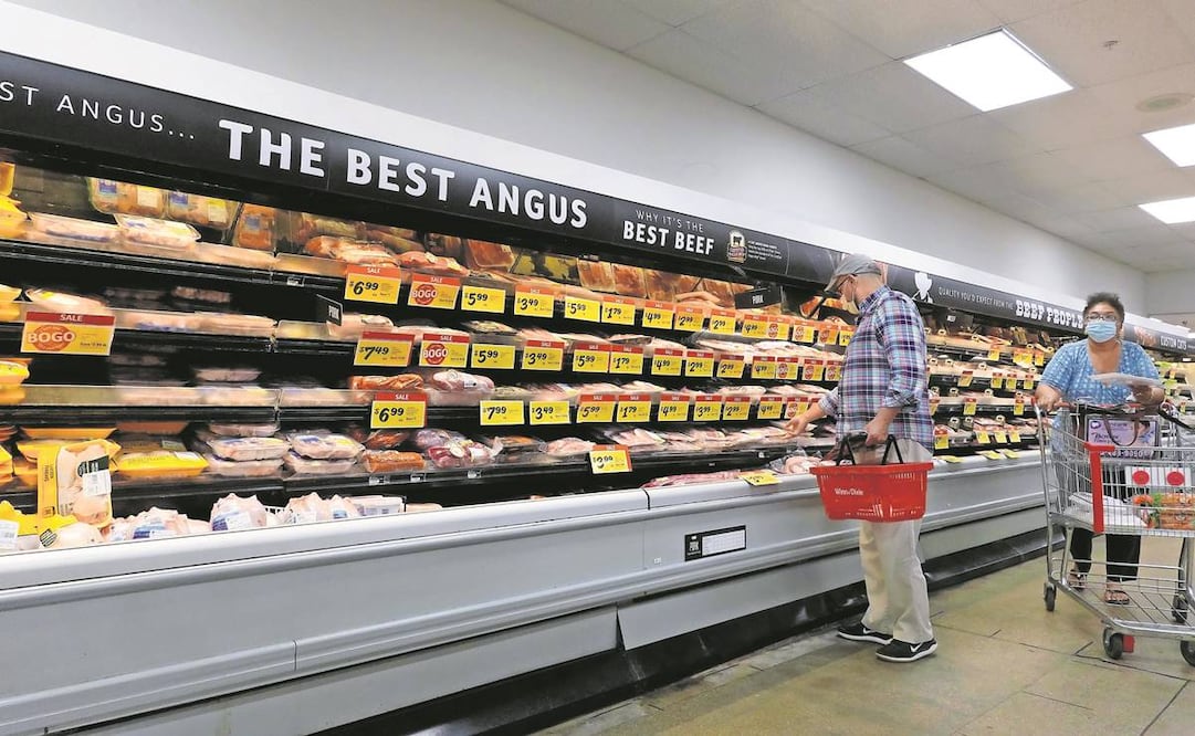 Estados Unidos reportó una inflación de 7.5% en enero pasado, la cual impacta en los costos de producción en México, advierten. Foto: Joe Raedle/ AFP.