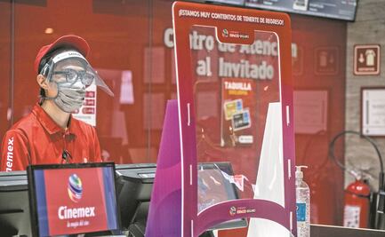 Registran taquillas de cine en México el 81.5% menos de ventas este 2020