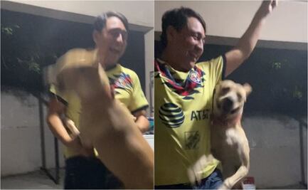 VIDEO: Perrito festeja junto a sus dueños el triunfo del América antes de la eliminación en League Cup