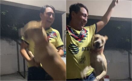 VIDEO: Perrito festeja junto a sus dueños el triunfo del América antes de la eliminación en League Cup