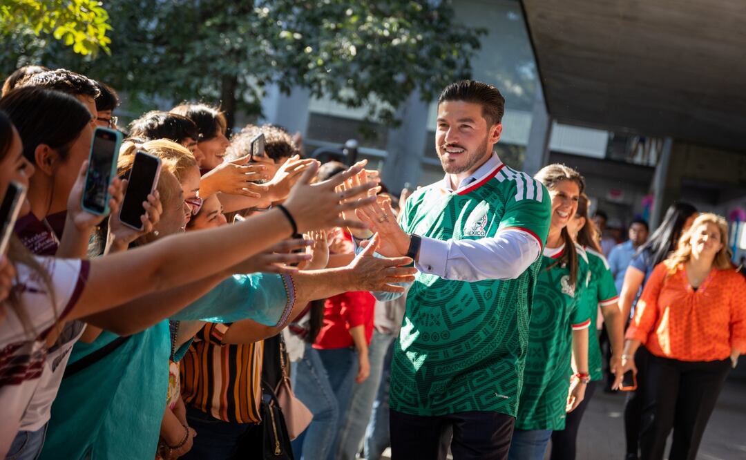Nuevo León y Adidas inauguran programa que impulsa el talento de 200 niños a través del futbol (08/11/2025). Foto: Especial