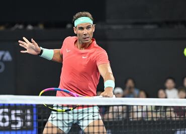 Rafa Nadal pierde en su regreso a las canchas en Brisbane