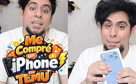 Joven compra iPhone 17 Pro Max en Temu por $10 y el resultado desata polémica en redes 
