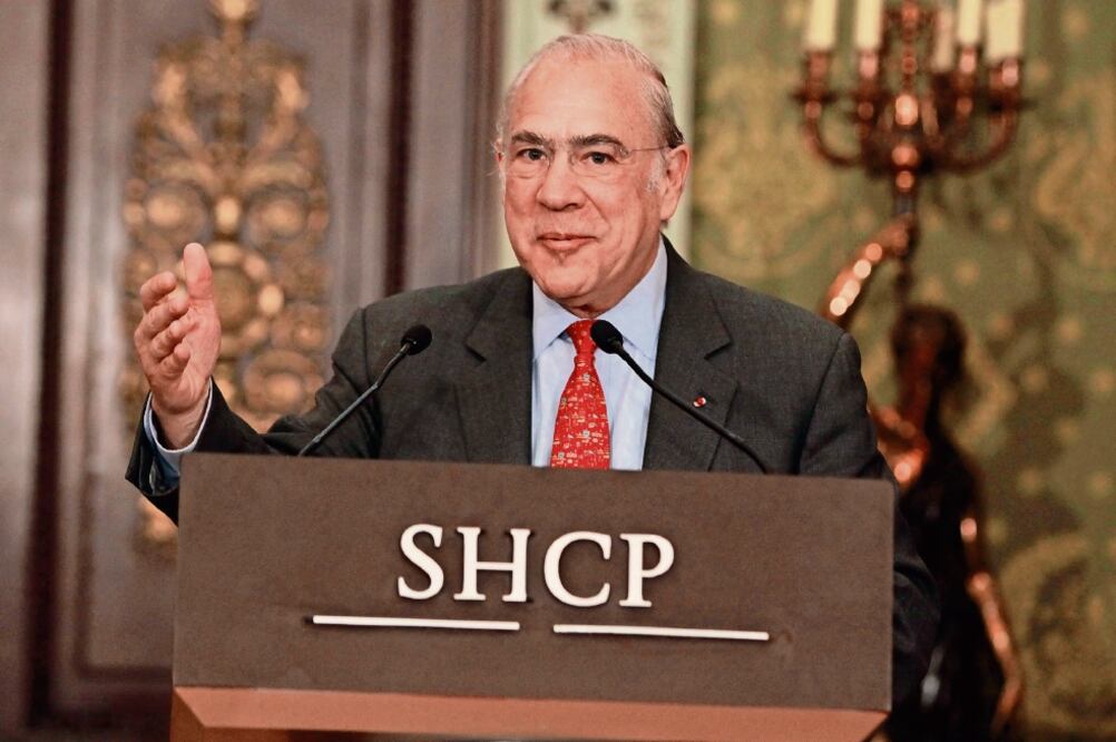 José Ángel Gurría, secretario general de la OCDE, se reunió ayer por la mañana con el secretario de Hacienda, José Antonio Meade (GABINO ACEVEDO. CUARTOSCURO)