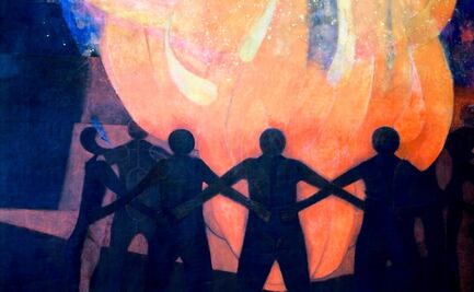 ¿Cuáles son los murales pintados por mexicanos que vio AMLO en la ONU?