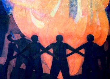 ¿Cuáles son los murales pintados por mexicanos que vio AMLO en la ONU?