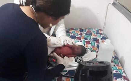 Hallan a bebé en una bolsa de basura en Matamoros