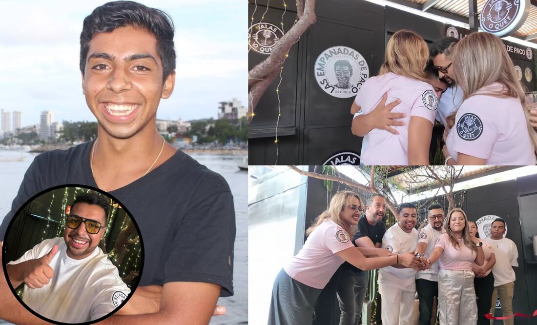 Francisco 'Paco' Martínez inauguró, este sábado 19 de julio, su primer local de empanadas. Foto: Captura de pantalla / REDES