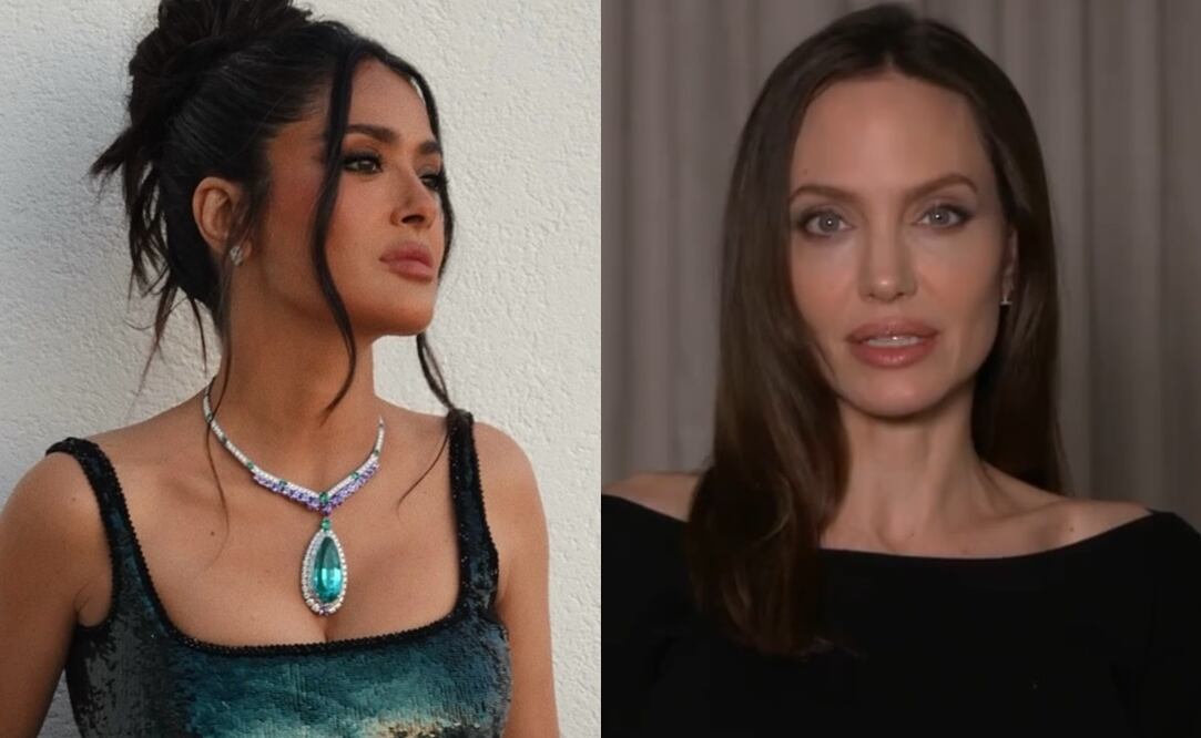 Angelina Jolie y Salma Hayek fueron captadas en la Ciudad de México. Foto: Instagram oficial/ @amnesty.