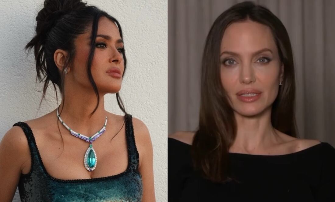 Angelina Jolie y Salma Hayek fueron captadas en la Ciudad de México. Foto: Instagram oficial/ @amnesty.