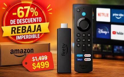 Amazon Fire TV Stick 4K más barato que nunca; lanzan irresistible rebaja del 67% de descuento