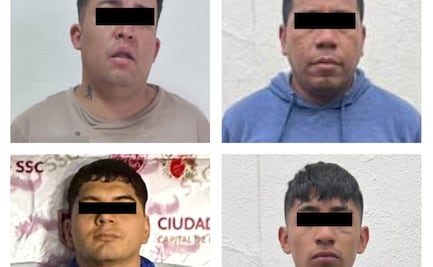 Detienen a cuatro hombres por extorsión; las capturas se realizaron en Iztapalapa, Iztacalco y Tultitlán