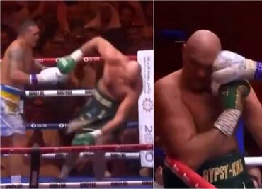 VIDEO: La brutal combinación que recibió Tyson Fury para perder ante Oleksandr Usyk