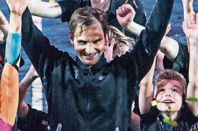 Federer, feliz y sorprendido