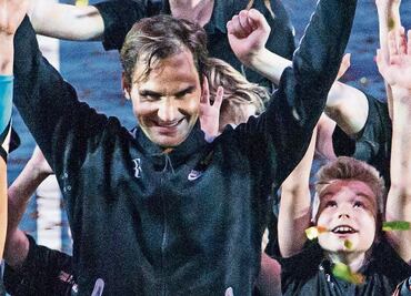 Federer, feliz y sorprendido