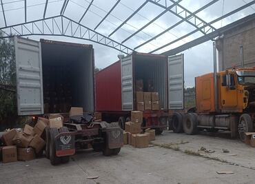 Encuentran mercancía robada valorada en 6 millones de pesos en predio de Teoloyucan, Edomex