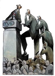 Los asistentes del candidato