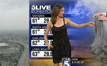 Weather anchor's dress causes social media firestorm