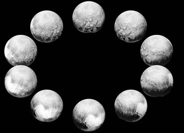 Imágenes muestran un día en la vida de Plutón