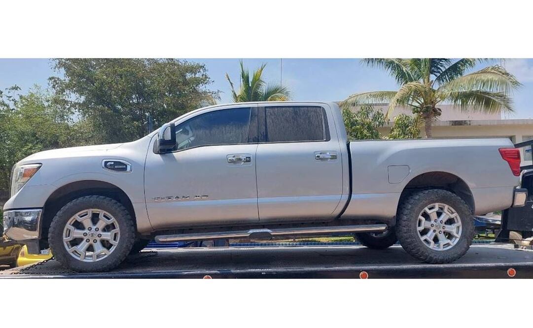 Camioneta robada en EU. Foto: Especial