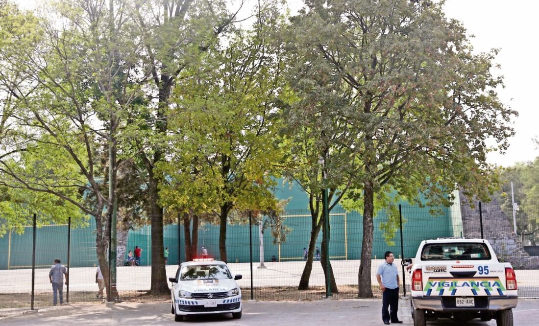 La seguridad y la vigilancia en las zonas conocidas como Los Frontones y Los Bigotes se reforzó en CU, a fin de evitar el narcomenudeo (IVÁN STEPHENS. EL UNIVERSAL)