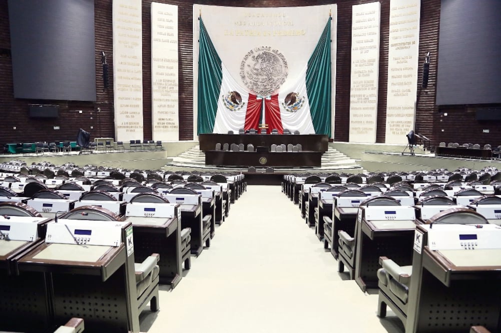 El edificio “A” es el inmueble con mayor valor para la Cámara de Diputados, pues en él se encuentra el salón de plenos donde sesionan los legisladores (BERENICE FREGOSO. EL UNIVERSAL)