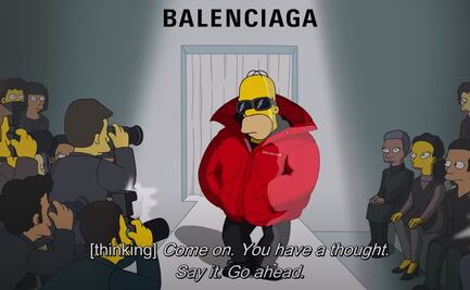 "Los Simpson" modelan para Balenciaga