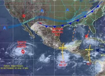 Se forma tormenta "Orlene" en el Pacífico; no afecta al país