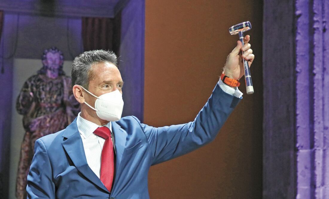 Daniel Becker, al protestar como nuevo presidente de la ABM. Foto: CORTESÍA