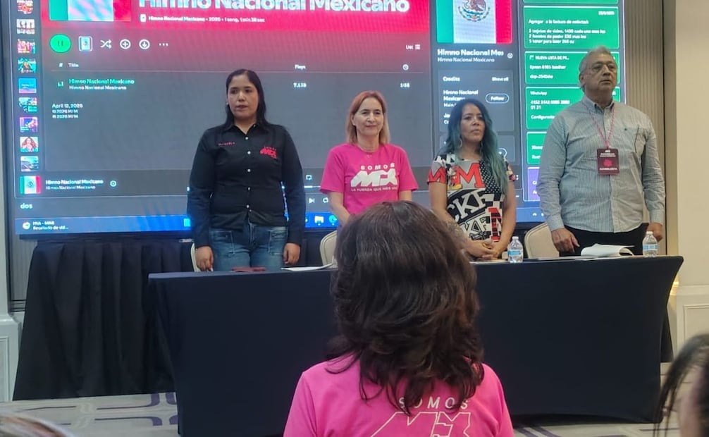 Partido político Somos México competirá en Morelos con veto a los narcogobiernos; presenta a su dirigencia estatal.
Foto: Especial.