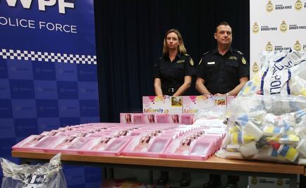 Decomisa Australia 900 mdd de droga oculta en rellenos de sostén