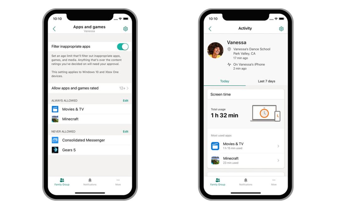 Microsoft puso a disposición, de manera limitada, un avance del app Family Safety, el cual ayudará a mantener la seguridad en Internet y a limitar tiempos de uso de pantalla, entre otras cosas