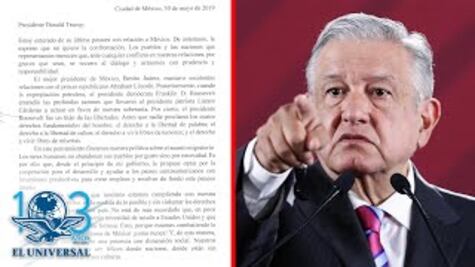 Problemas no se resuelven con impuestos; no soy un cobarde: AMLO a Trump