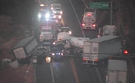Accidente en autopista Siglo XXI deja 2 lesionados