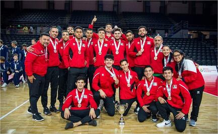 Selección Varonil de Voleibol de Sala gana el bronce en el Final Six en Canadá